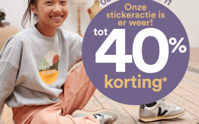 Stickeractie bij JBC