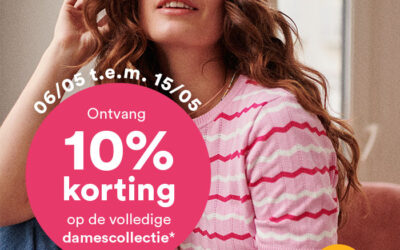 10% Korting op de damescollectie