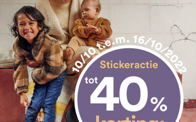 Stickeractie bij JBC