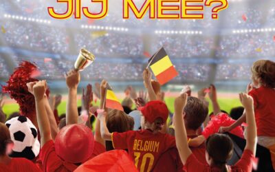 Supporter voor onze Belgische ploeg tijdens het WK