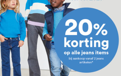 20% korting op alle jeans bij JBC